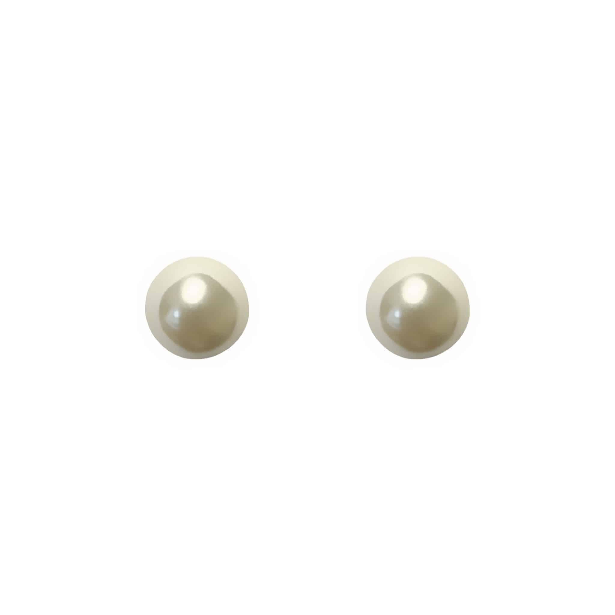 Classic faux pearl earrings