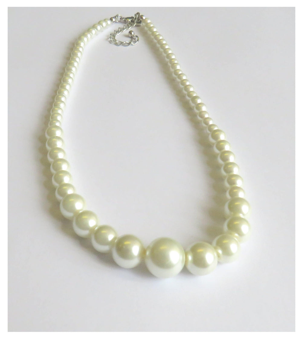 Classic Ivory Faux Pearl Necklace