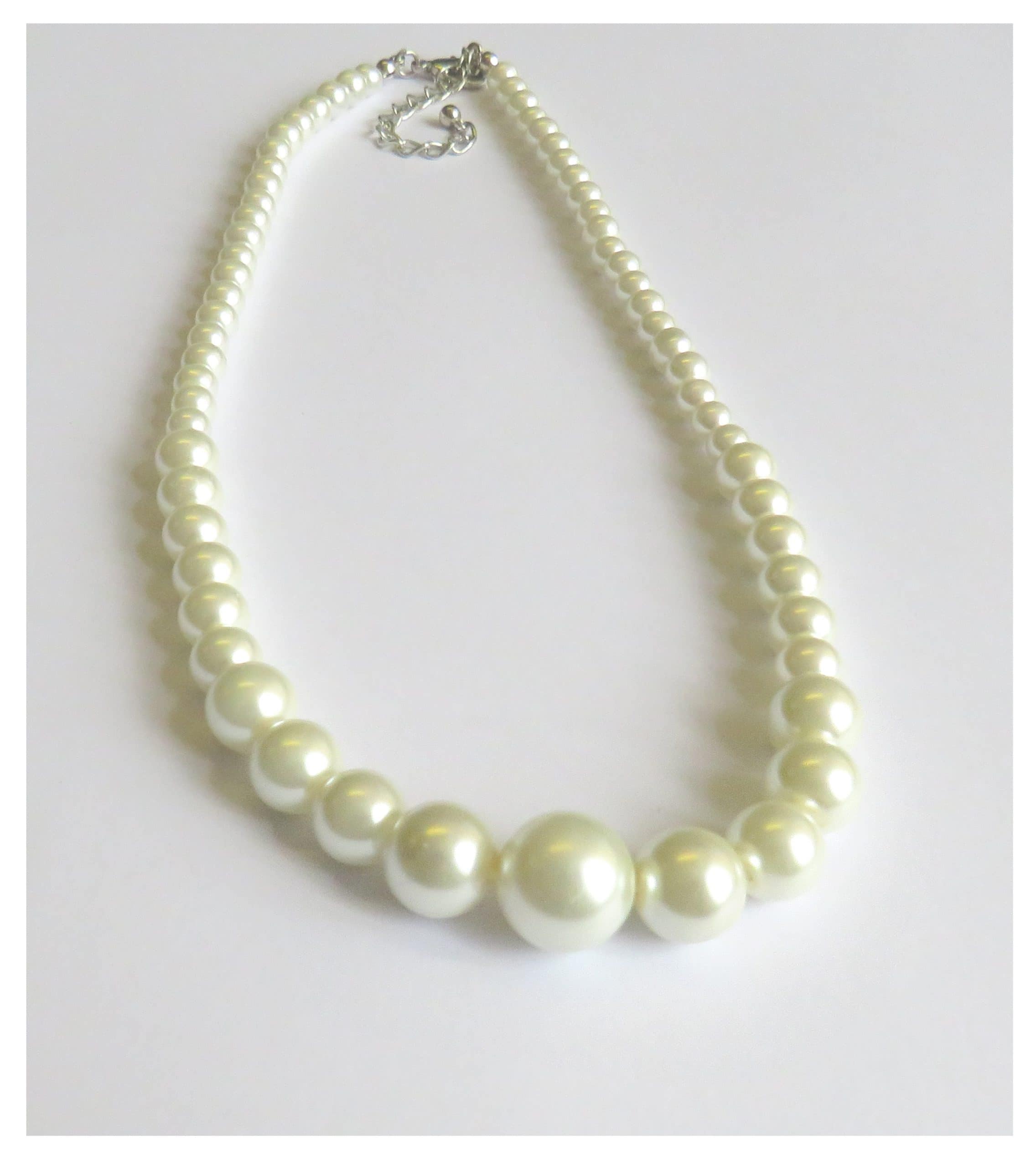Classic Ivory Faux Pearl Necklace