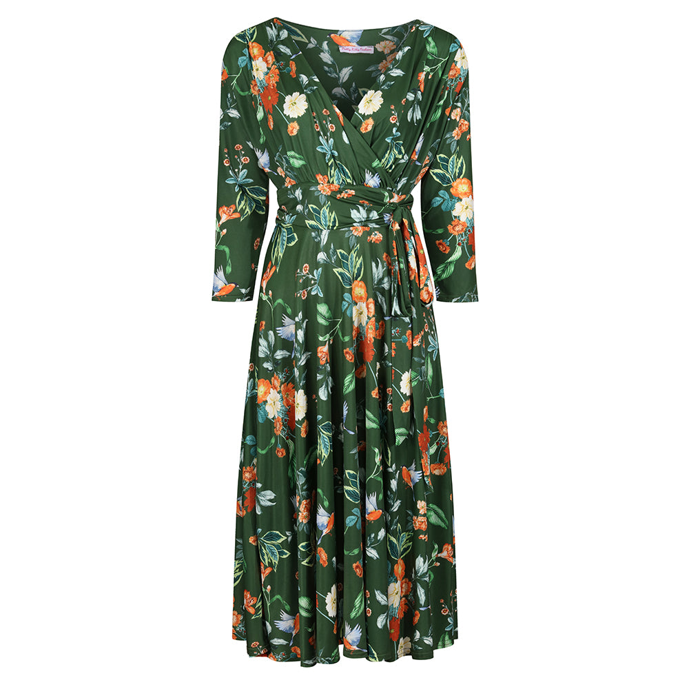 Empire wrap outlet dress