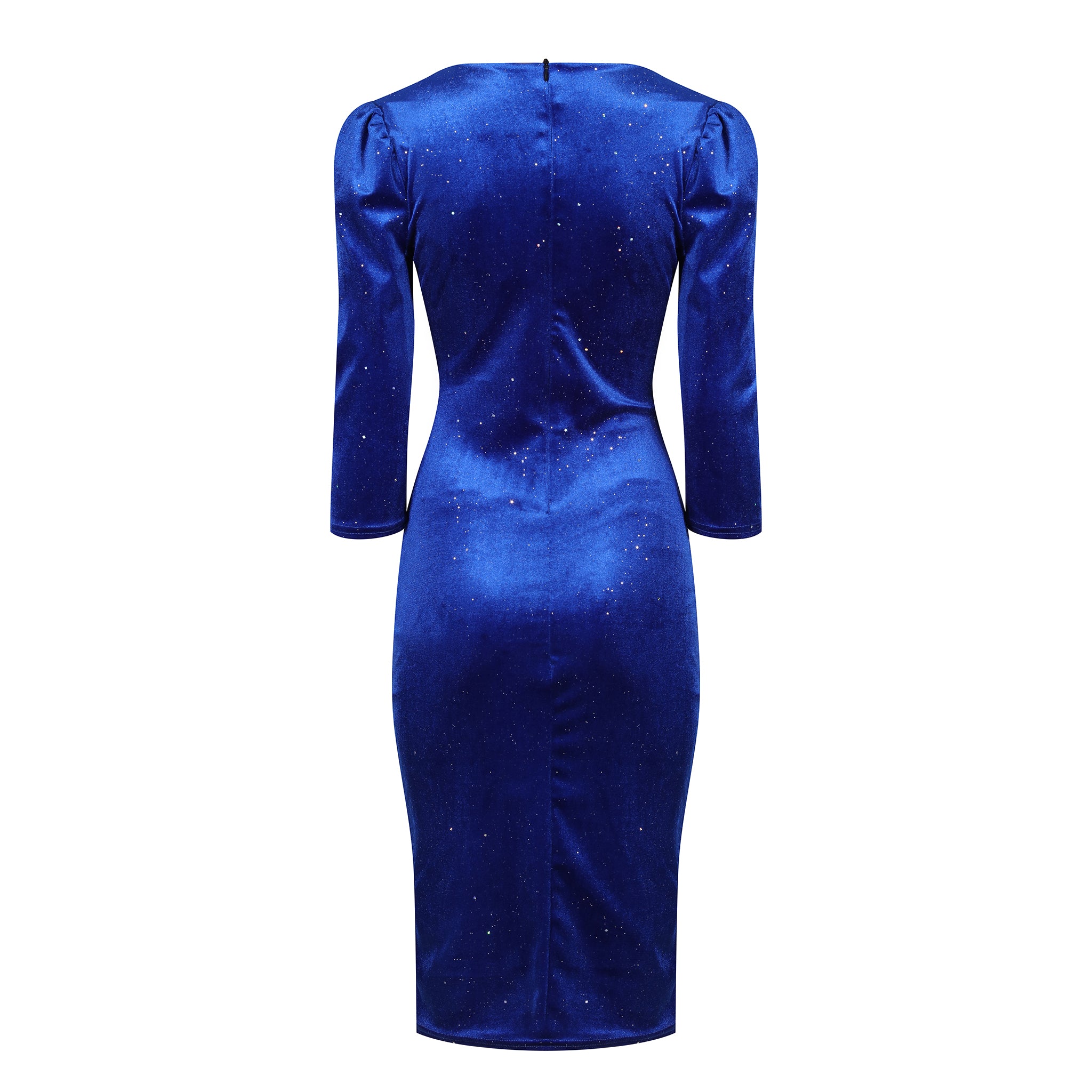 Royal blue hotsell velvet dress