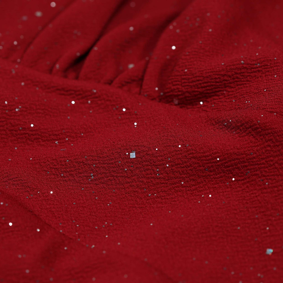 Wine Red Diamante Glitter Sparkle Cap Sleeve Twist Bust Fishtail Hem Maxi Dress
