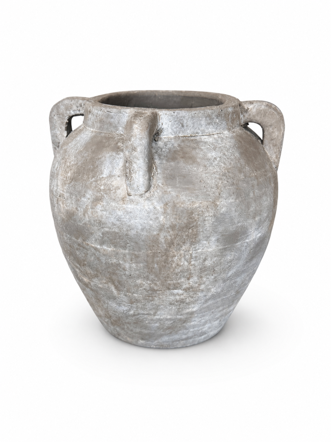 Four Handle Stone Vase