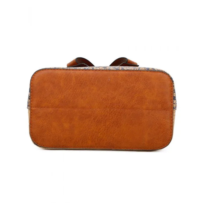 Interlocking leather handbag Gucci Blue in Leather - 41335889