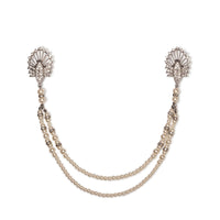 Art Deco Pearl chain Vintage Bridal Hair Accessory - Pretty Kitty Fashion