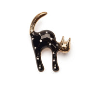 Black Cat Vintage Brooch - Pretty Kitty Fashion