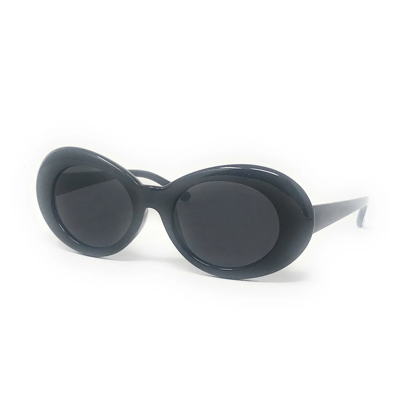 Black 1960s Mod Inspired Sunglasses - Pretty Kitty Fashion
