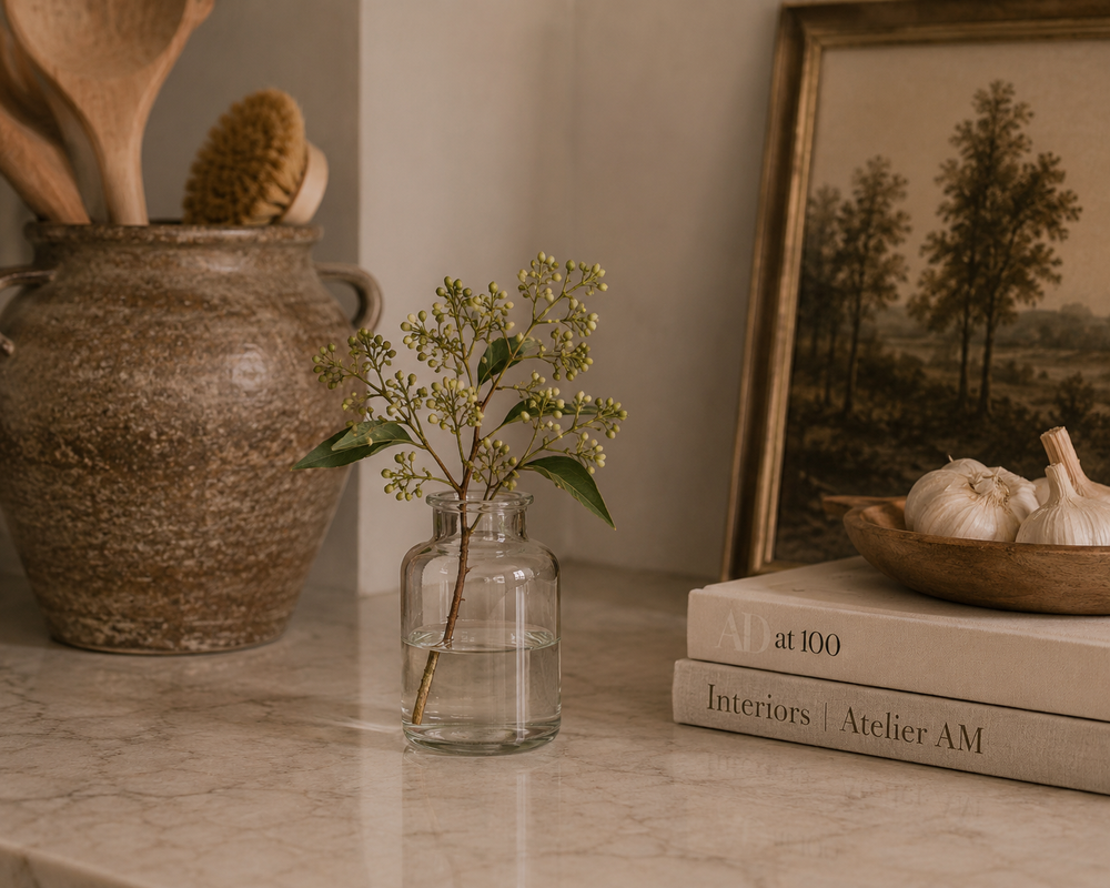 Clear Glass Apothecary Vase