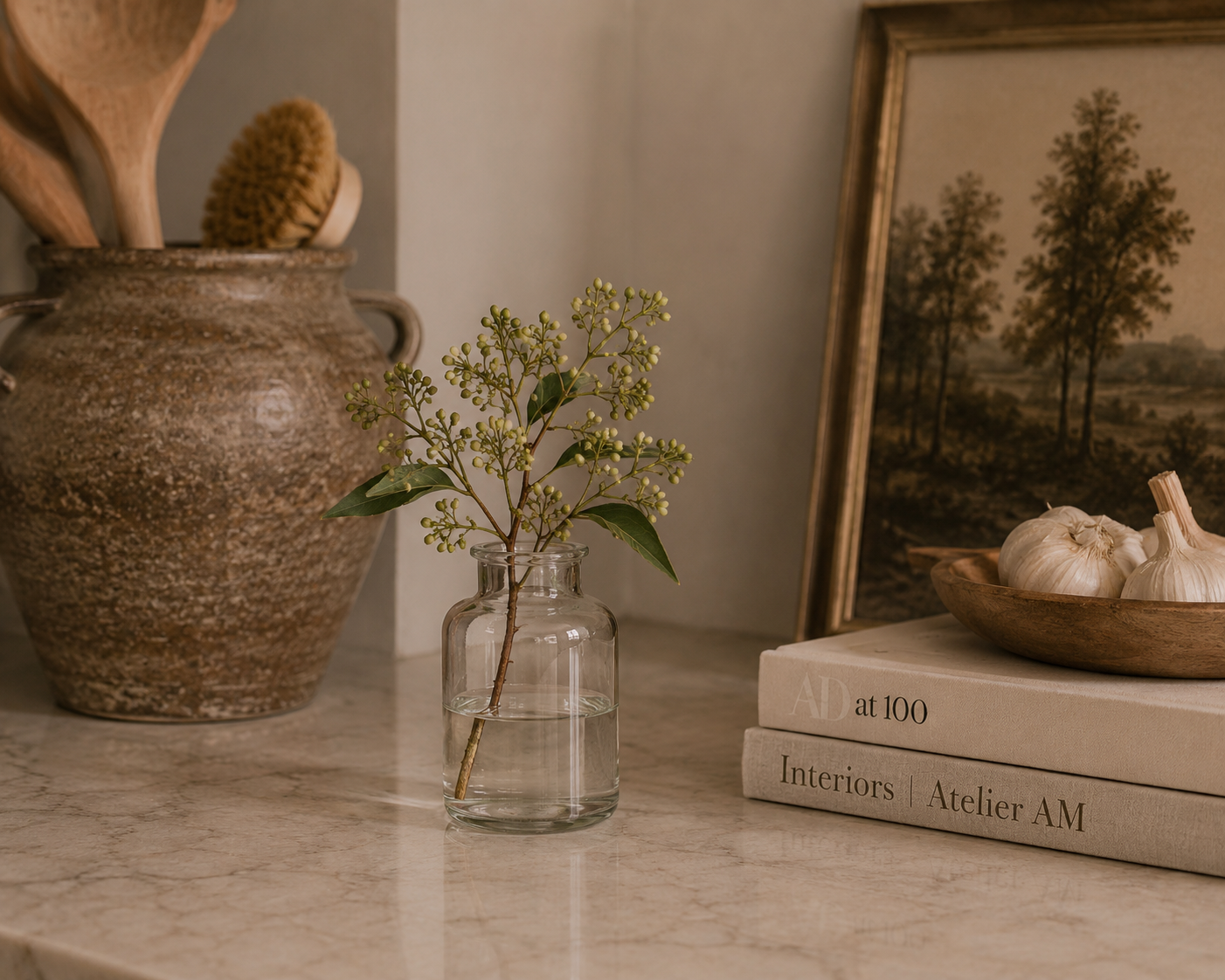 Clear Glass Apothecary Vase