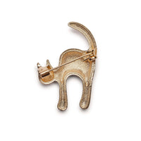 Black Cat Vintage Brooch - Pretty Kitty Fashion