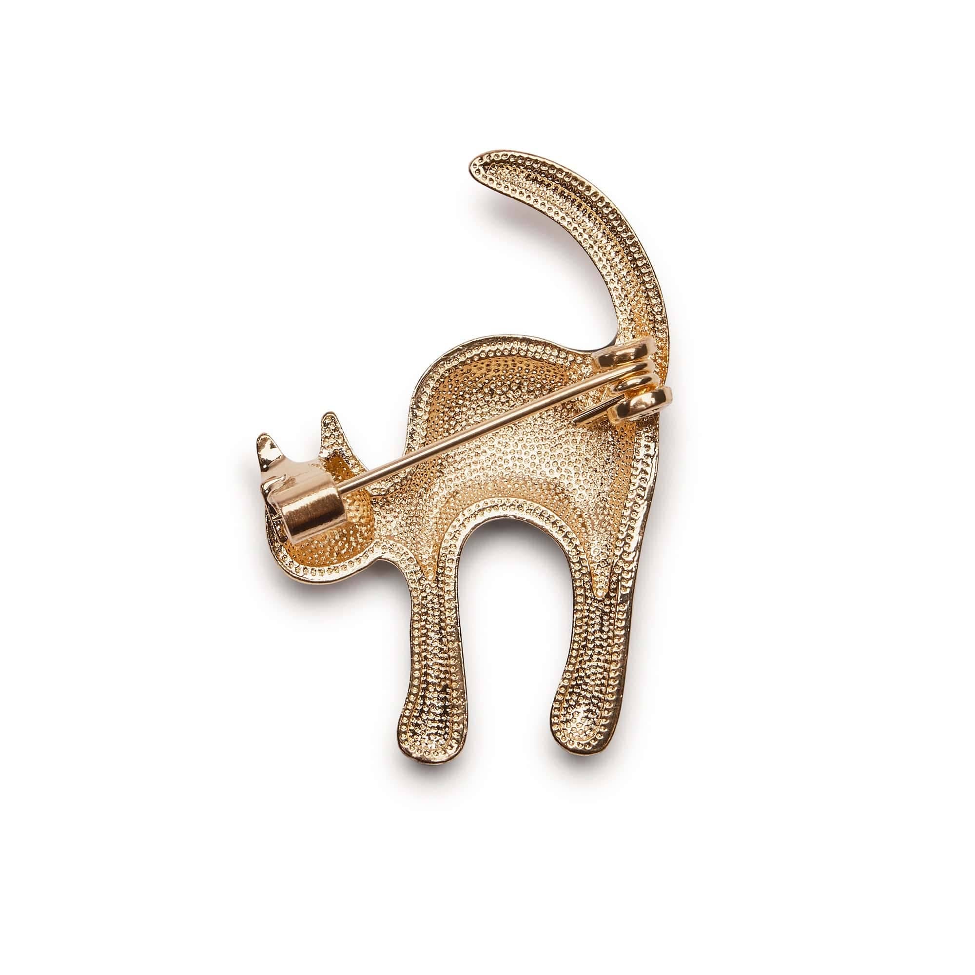 Black Cat Vintage Brooch - Pretty Kitty Fashion