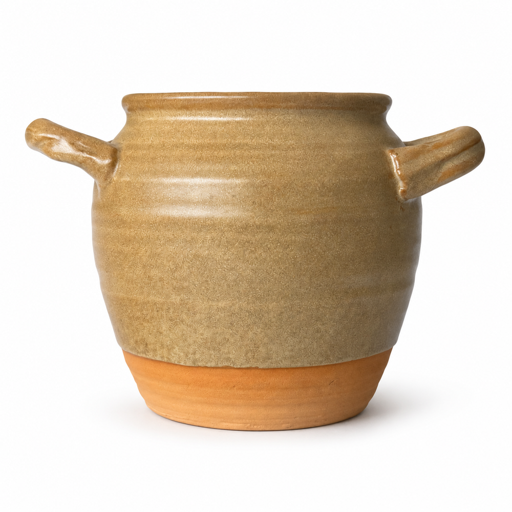 Handcrafted Stoneware Kitchen Storage Jar