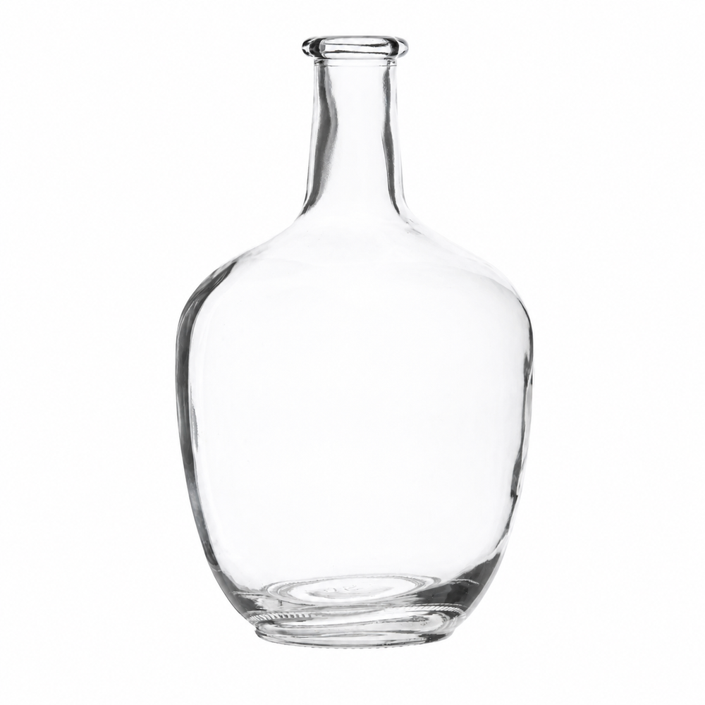 Clear Glass Bottle Vase
