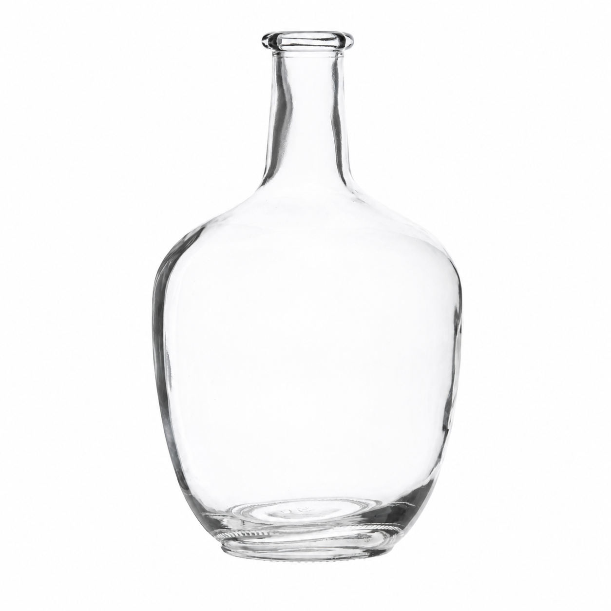 Clear Glass Bottle Vase