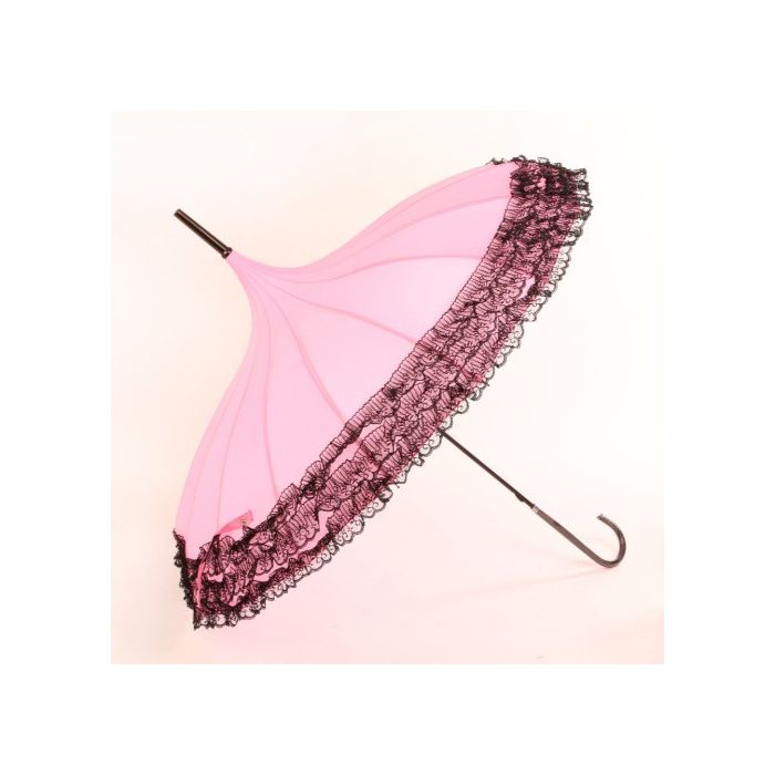 Pink Pagoda Lacy Umbrella