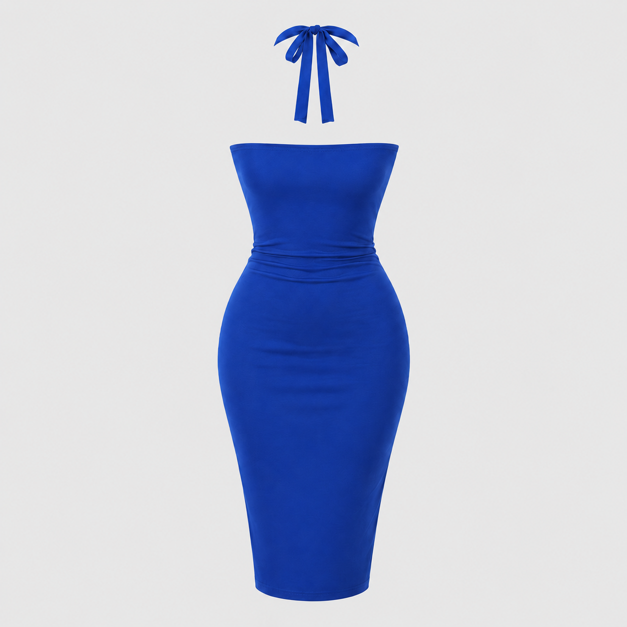 Royal 1940s Halterneck Wiggle Pencil Dress