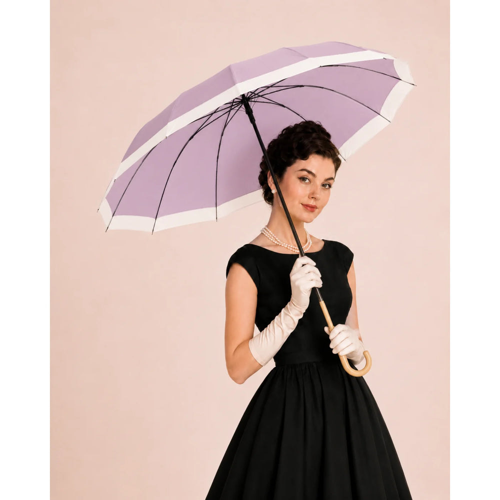 Two Tone Lilac Pastel Umbrella