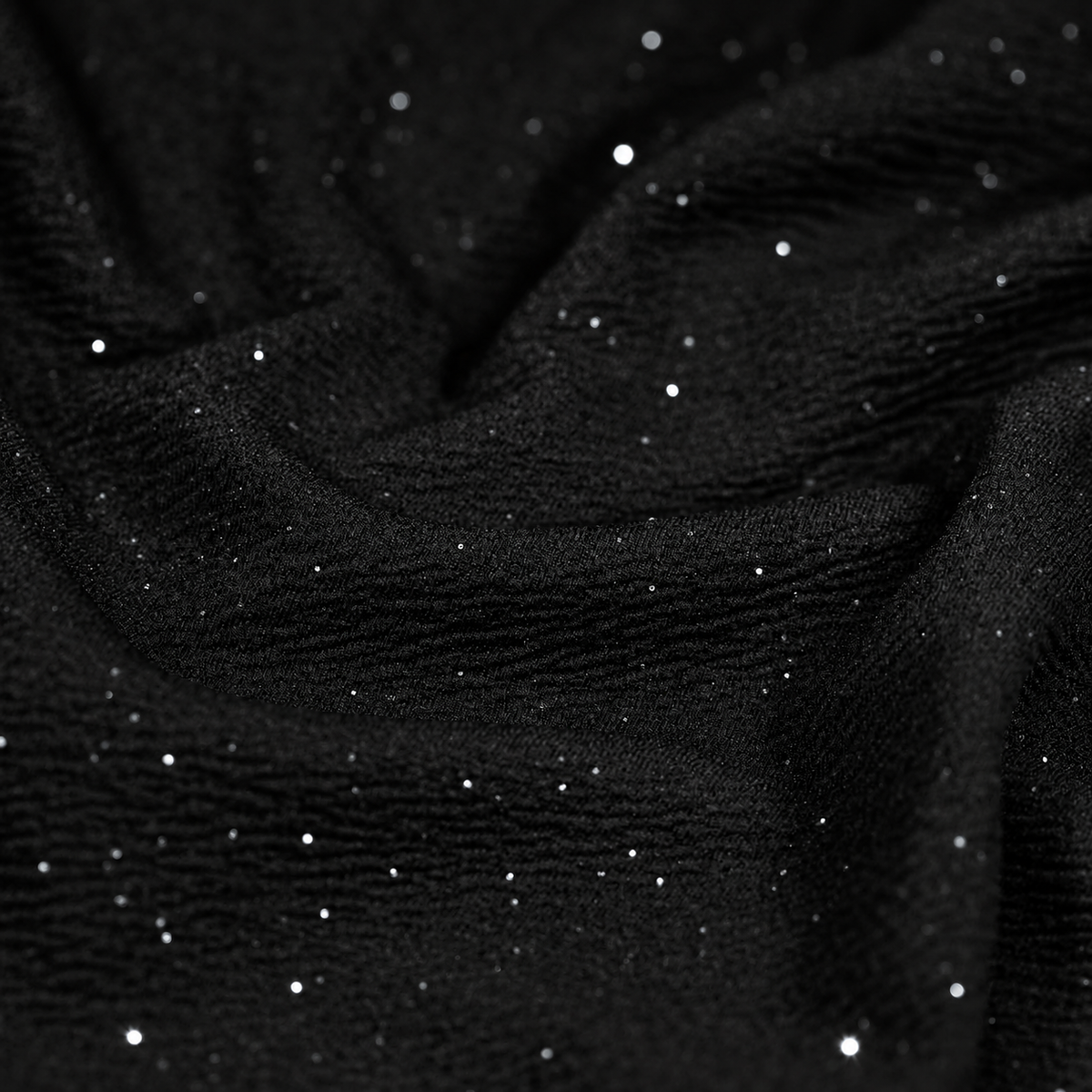 Black Diamante Glitter Sparkle Cap Sleeve Twist Bust Fishtail Hem Maxi Dress