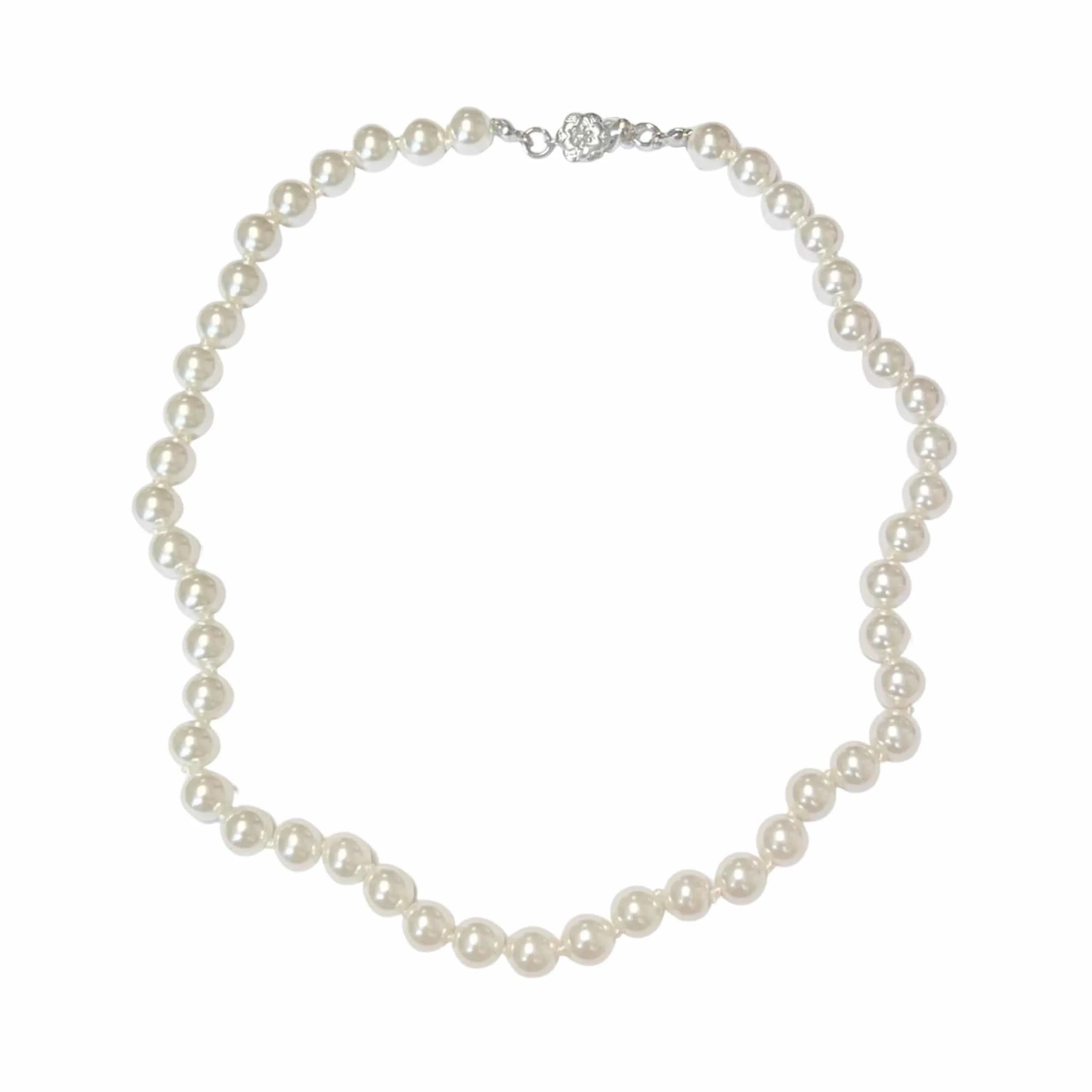 Classic Faux Pearl Necklace