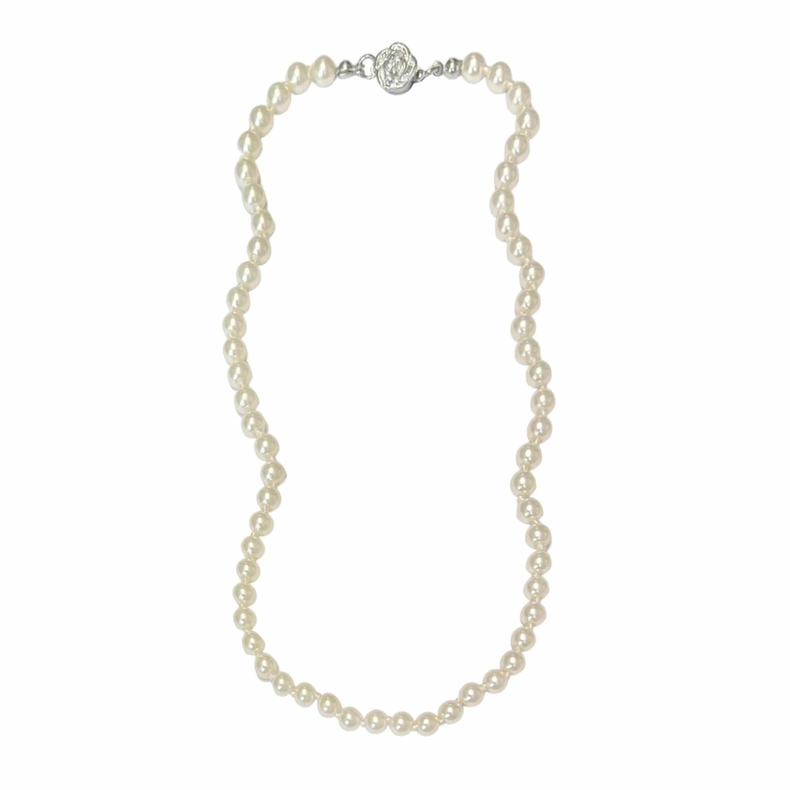 Classic Ivory Faux Pearl Necklace