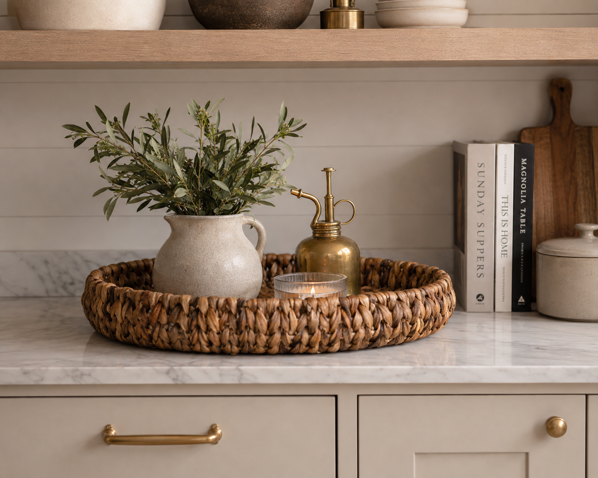 Handmade Water Hyacinth Tray