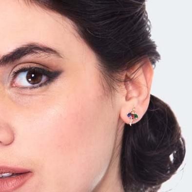 Ballerina Stud Earrings