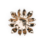 Sunflower 50s Pearl and Gold brooch - Pretty Kitty Fashion