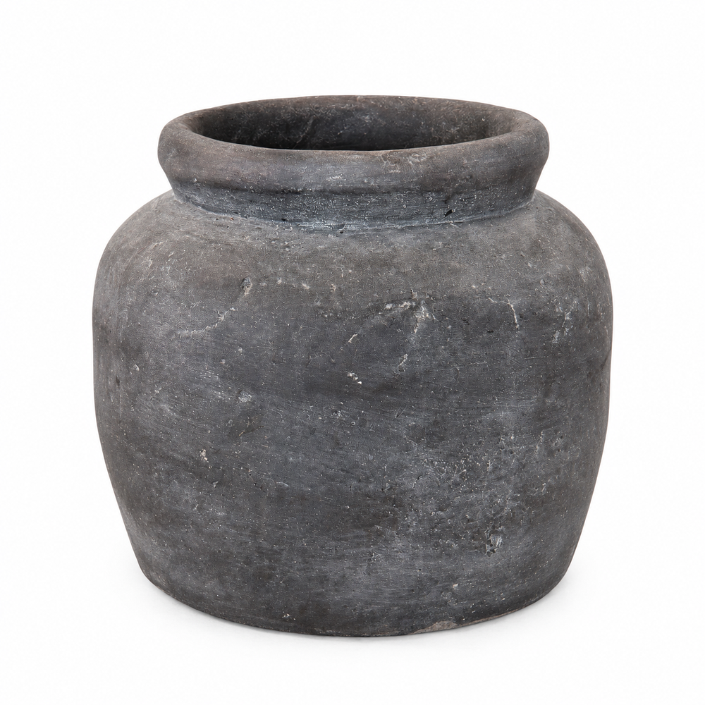 Aged Concrete Rustic Planter