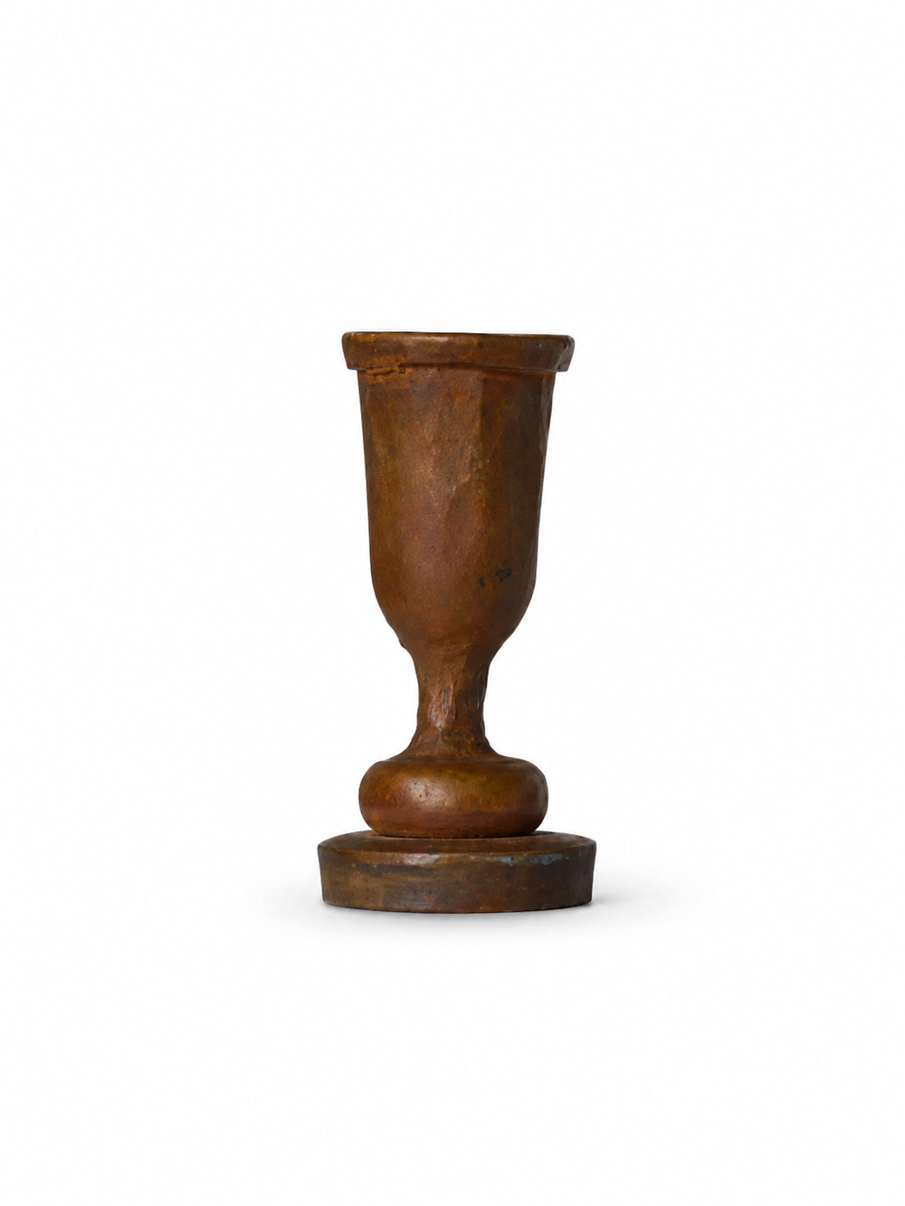 Rust Finish Iron Candlestick