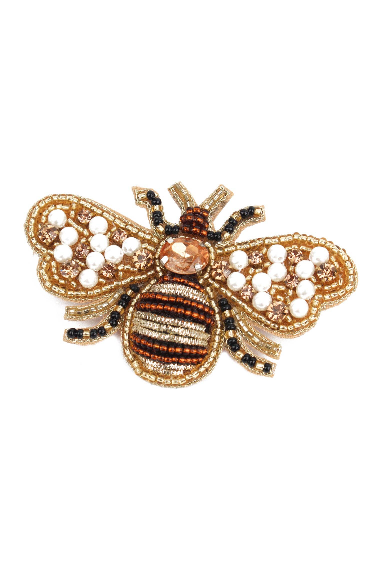 Gold Bee Brooch