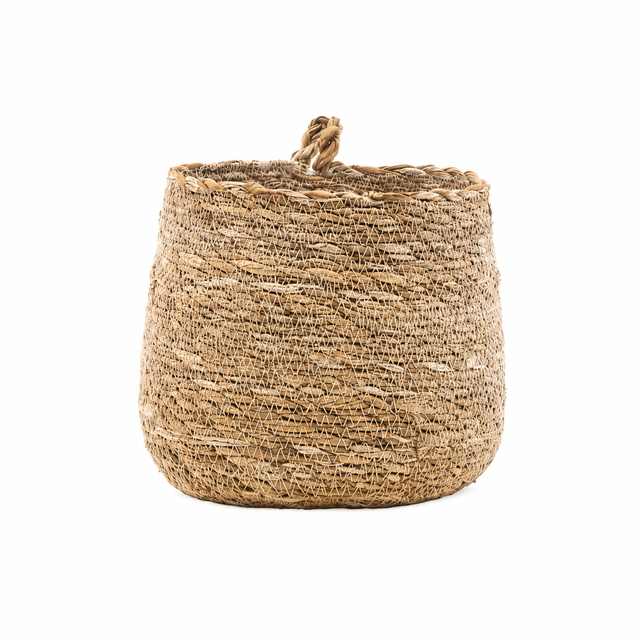 Small Natural Seagrass Hanging Basket