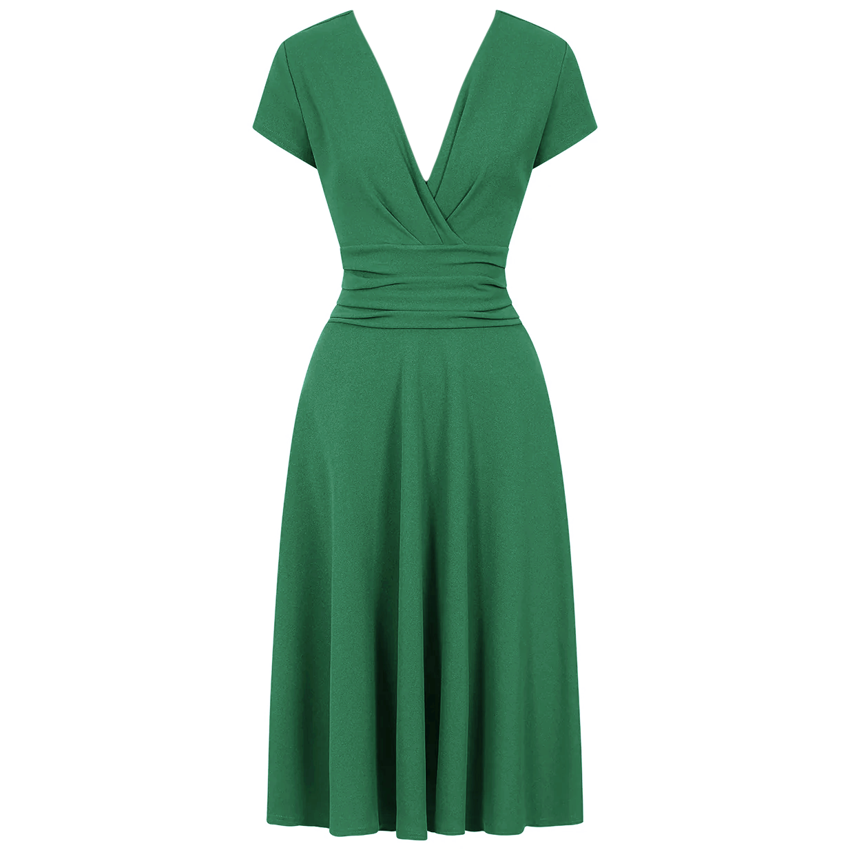 Emerald Green A Line Vintage Crossover Capped Sleeve Tea Swing Bridesm Pretty Kitty Fashion Emerald Green A Line Vintage Crossover Capped Sleeve Tea Swing Bridesm Pretty Kitty Fashion