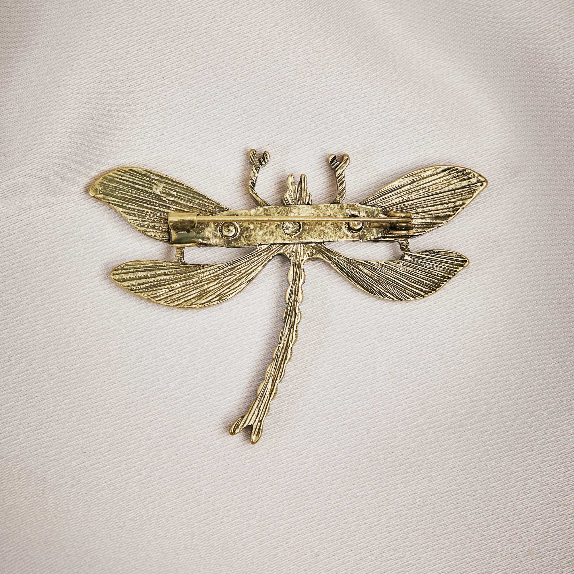 Dragonfly Brooch Duck Egg Green - Pretty Kitty Fashion