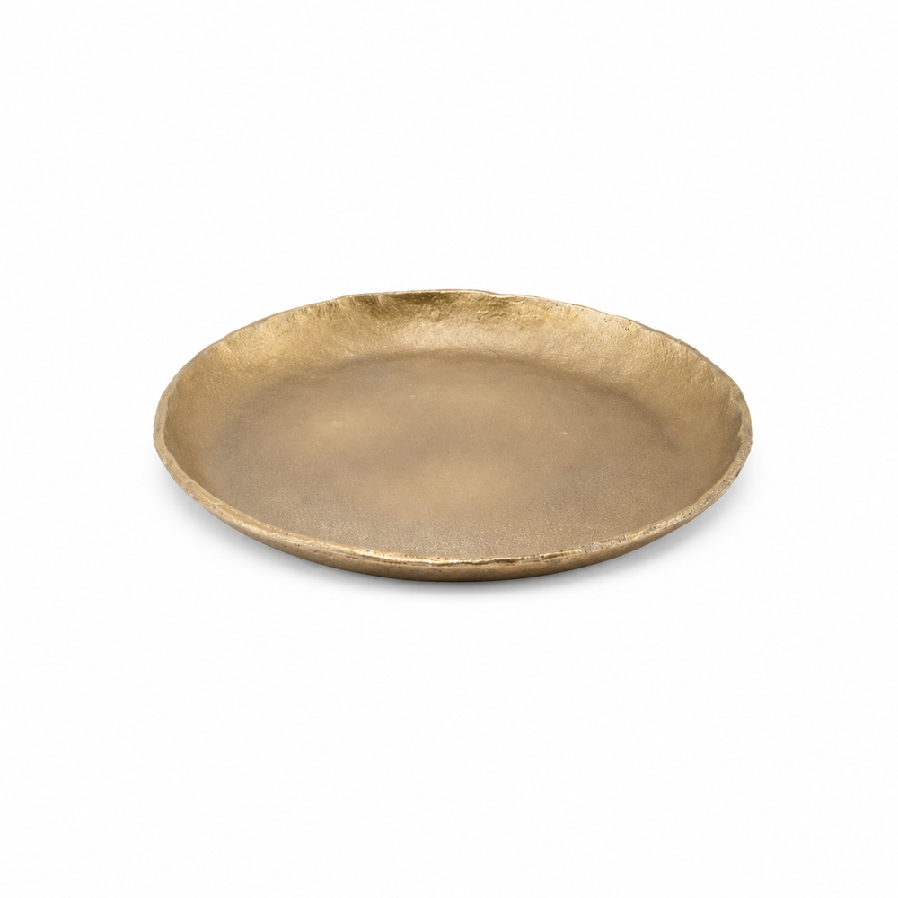 Antique Brass Finish Decorative Tray