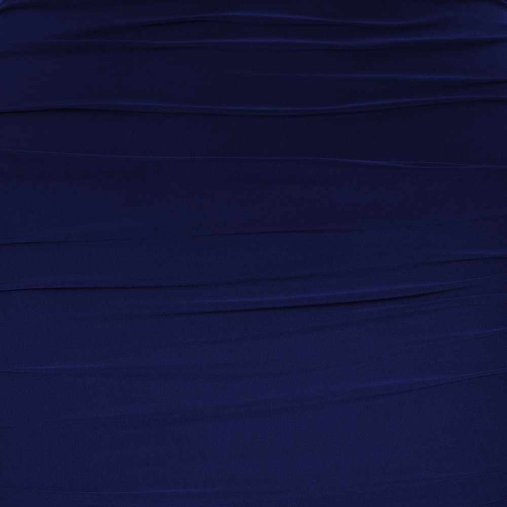 Navy Soft Touch Bodycon Pencil Wiggle skirt