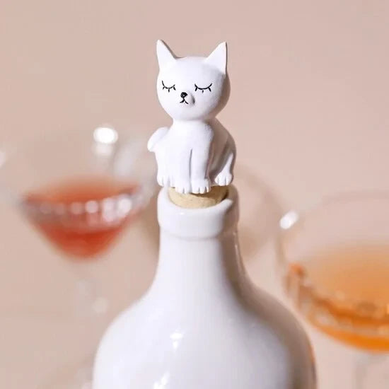 Cute Cat Cork Bottle Stopper