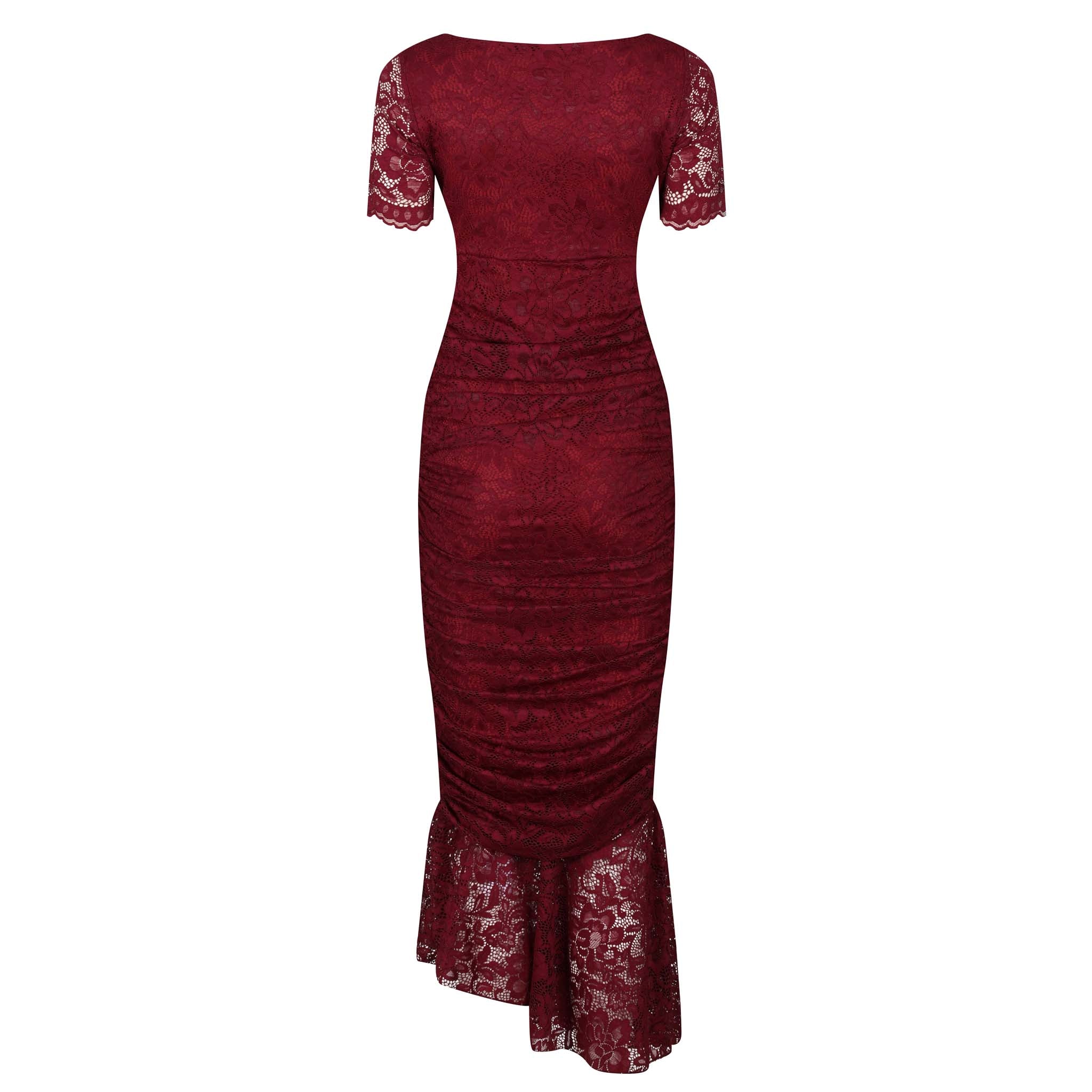 Lace bodycon sales maxi dress