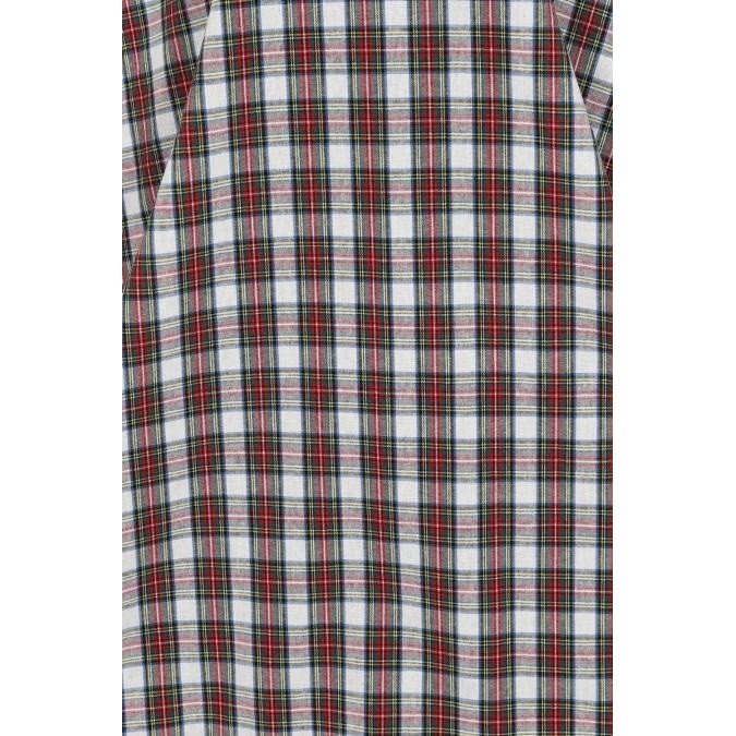 Red And White Tartan Check Strap Swing Dress