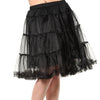 Black Net Vintage Rockabilly 50s Petticoat Skirt