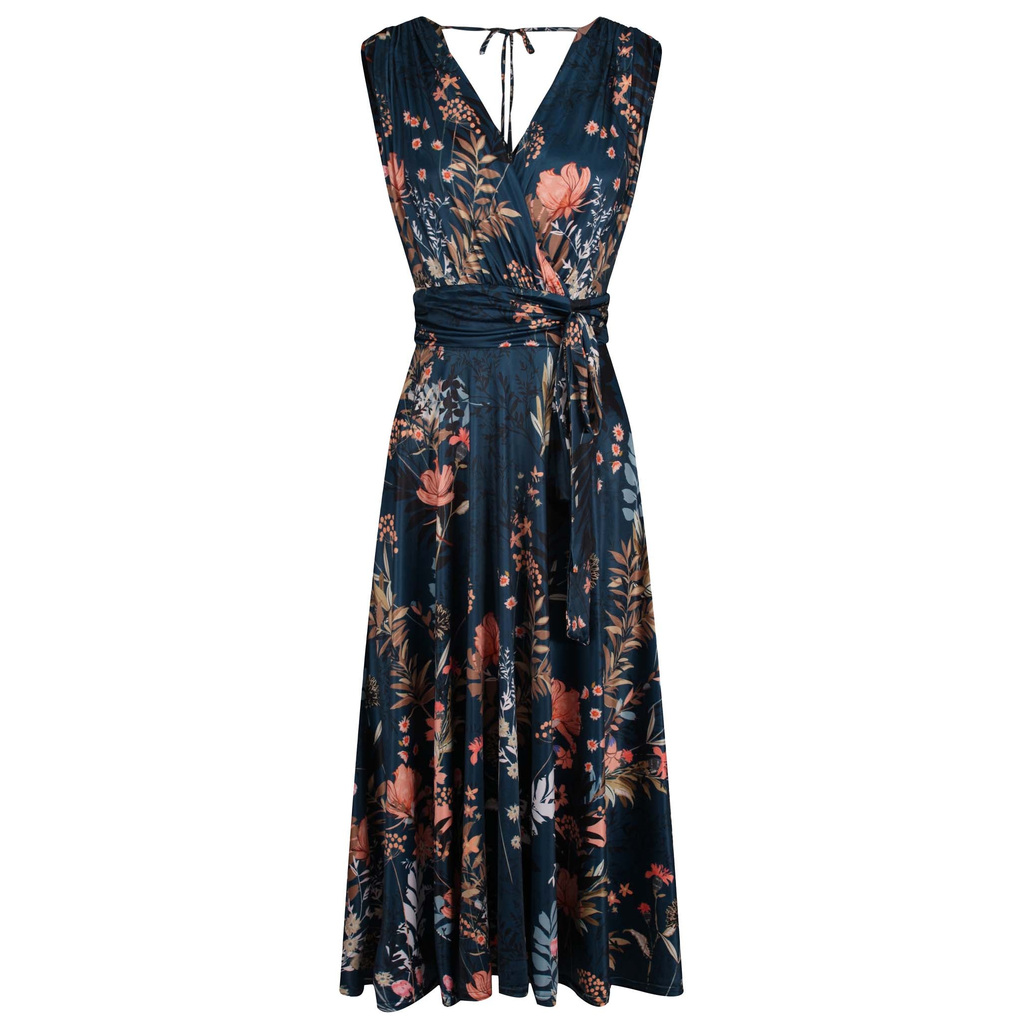 Summer Dresses Empire Waist Swing Dress Dark Teal Floral V Neck Crossover Top Empire Waist Swing Dress Pretty Kitty Fashion Summer Dresses Empire Waist Swing Dress Dark Teal Floral V Neck Crossover Top Empire Waist Swing Dress Pretty Kitty Fashion