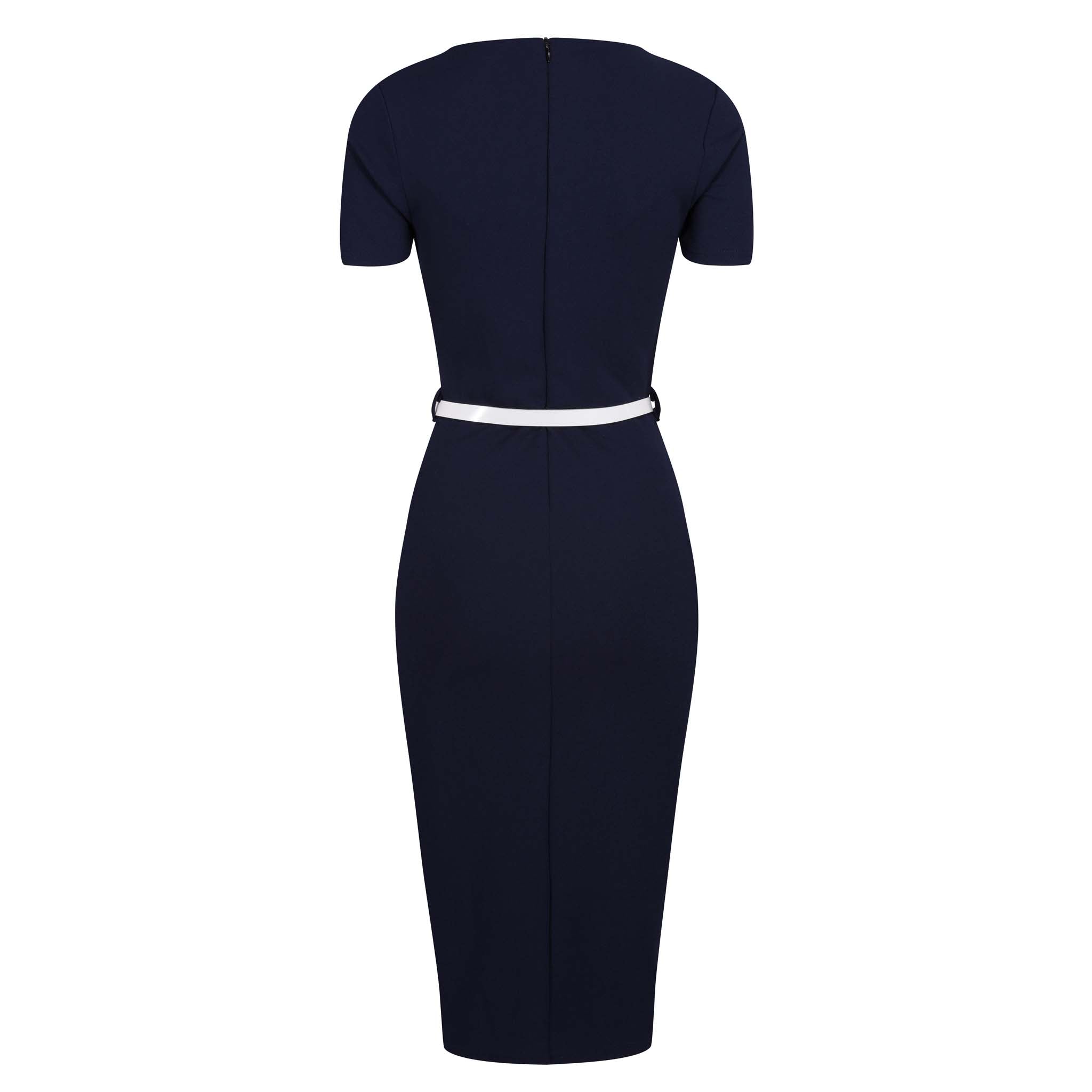 Navy 2024 pencil dress