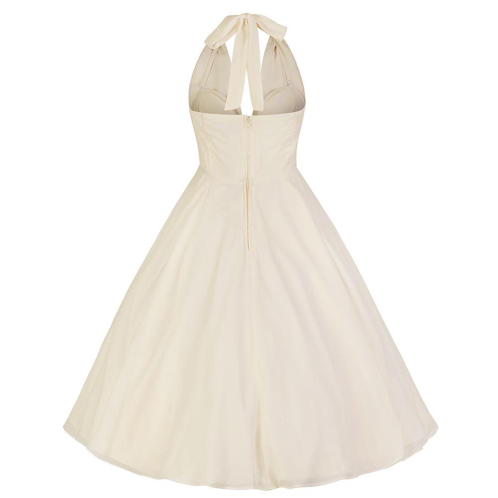 Ivory 50s sale swing dress