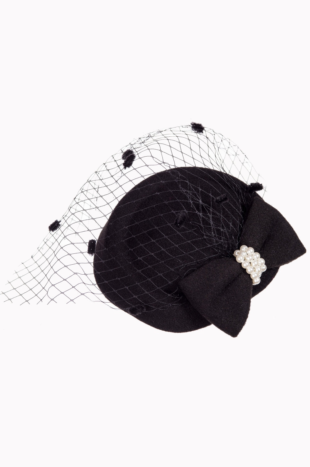 Black Vintage Retro Pillbox Hat Fascinator – Pretty Kitty Fashion