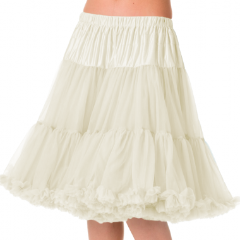 EXTRA VOLUME Ivory Net Vintage Rockabilly 50s Petticoat Skirt - Pretty Kitty Fashion