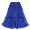 EXTRA VOLUME Royal Blue Net Vintage Rockabilly 50s Petticoat Skirt