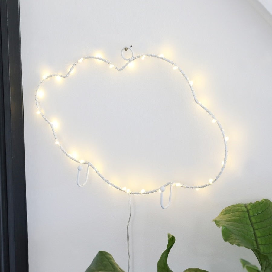 LED Light Up Cloud Jewellery Hanger
