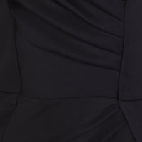 Black Capped Sleeve Bodycon Pencil Wiggle Dress - Pretty Kitty Fashion