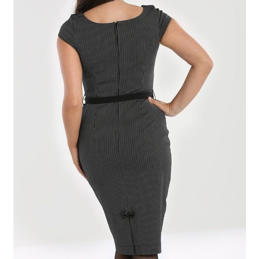 Pinstripe sale pencil dress