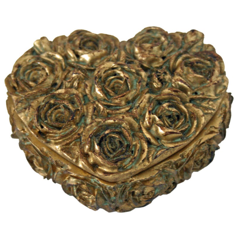 Rose Heart Trinket Box