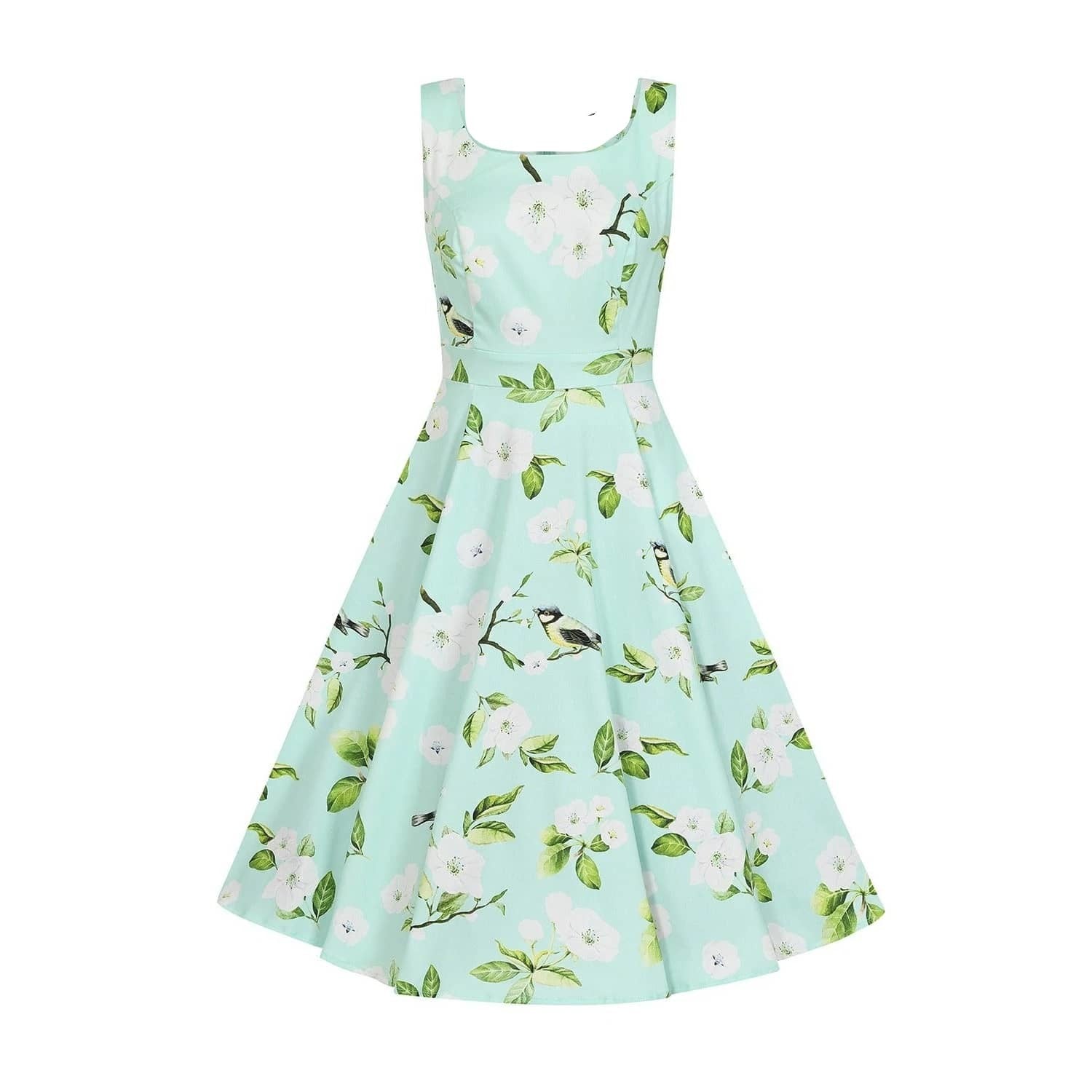 Floral mint green clearance dress